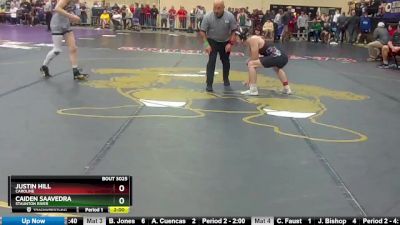 3 - 126 lbs Champ. Round 1 - Caiden Saavedra, Staunton River vs Justin Hill, Caroline