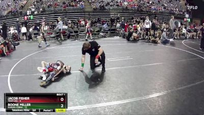 60 lbs Quarterfinals (8 Team) - Boone Miller, Kansas Cobra vs Jacob Fisher, Team USA