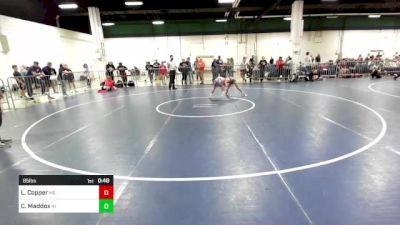 85 lbs Consi Of 8 #1 - Lucas Copper, ME vs Connor Maddox, IN