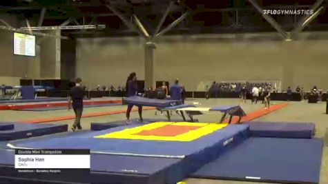 Sophia Han - Double Mini Trampoline, CAVU - 2021 USA Gymnastics Championships