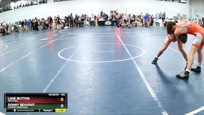 152 lbs Cons. Round 1 - Lane Button, Wayland vs Donny Beaufait, Dundee Wrestling