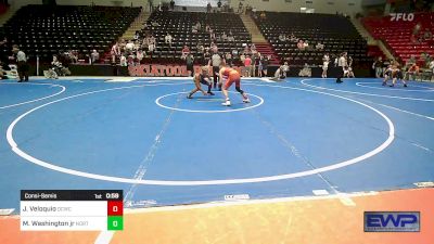 119-126 lbs Consolation - Joseph Veloquio, Dark Cloud Wrestling Club vs Michael Washington Jr, North Desoto Wrestling Academy