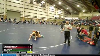 97 lbs Finals (2 Team) - Uriah Anderson, South Central Utah vs Rydge Vail, Idaho 1