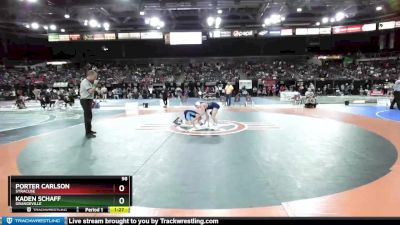 98 lbs Champ. Round 3 - Kaden Schaff, Grangeville vs Porter Carlson, Syracuse