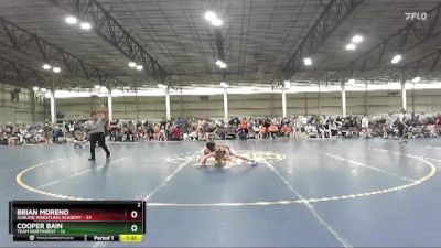 119 lbs Round 2 (4 Team) - Brian Moreno, Sublime Wrestling Academy vs Cooper Bain, Team Northwest