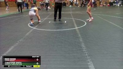 130 lbs Quarterfinal - Christifer Smith, Louisville Wrestling Club vs Reed Bodie, Licking Heights