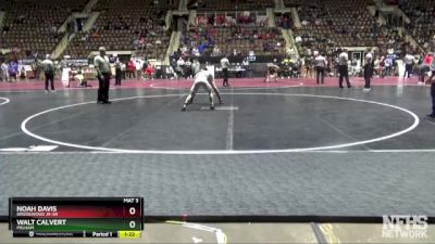 6A 132 lbs Quarterfinal - Walt Calvert, Pelham vs Noah Davis, Brookwood Jr-Sr