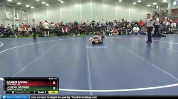 85 lbs Round 2 (6 Team) - Caiden Kassel, Iowa Gold vs Joseph Drewry, Tennessee White
