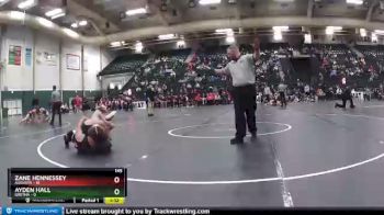 145 lbs Round 4 (16 Team) - Zane Hennessey, Augusta vs Ayden Hall, Gretna