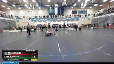 138 lbs Cons. Round 4 - Cameron Kendall, Star Valley vs Carson Burton, Thunder Ridge