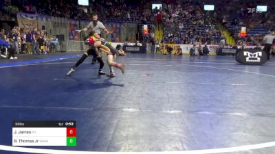 50 lbs Consy 4 - Joseph James, Mt. Pleasant vs Blink Thomas Jr, Washington