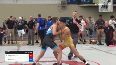 55 kg Quarterfinal - Bruce Hrynciw, Marines vs Drew West, Northern Illinois RTC