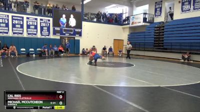 197 lbs Round 3 - Cal Ries, Wisconsin-Platteville vs Michael McCutcheon, Dubuque