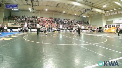 49 lbs Consi Of 4 - Bryker Smith, Salina Wrestling Club vs Weston Pulliam, Skiatook Youth Wrestling