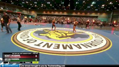 125-134 lbs Round 4 - Brynn Madden, USA GOLD vs Wyatt Mcginnis, Fernley Youth Wrestling