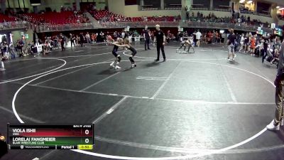 67-71 lbs 2nd Place Match - Viola Ishii, HWA vs Lorelai Fangmeier, Blair Wrestling Club