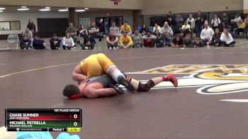 149 lbs 1st Place Match - Michael Petrella, Baldwin Wallace vs Chase Sumner, Ohio Northern