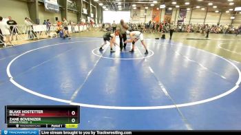 130 lbs Rd# 1 9:00am Friday - Blake Hostetter, PA Gold vs Zane Bovenizer, Morris Fitness