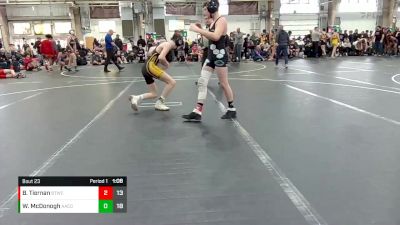 100 lbs Round 6 (8 Team) - Brady Tiernan, BTWC vs Will McDonogh, AACO Allstars