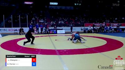 79kg Quarterfinal - Jackson Glasgow, GTA WC vs Koen Poirier, Black Bears WC