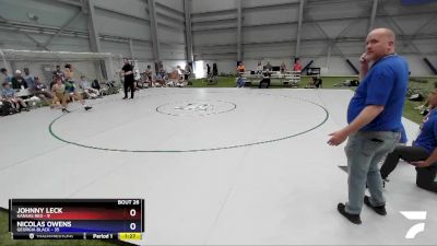 113 lbs 4th Wrestleback (16 Team) - Johnny Leck, Kansas Red vs Nicolas Owens, Georgia BLACK