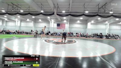 133 lbs Cons. Round 4 - Trenton Pagaduan, Cumberlands (Ky.) vs Michael Kallimani, Manchester