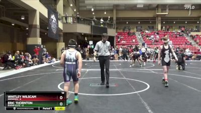 120 lbs Round 5 (6 Team) - Whitley Wilscam, $nowmen vs Eric Thornton, Duran Elite