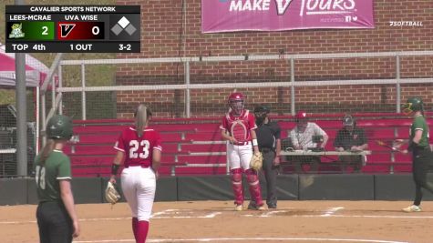 Replay: Lees-McRae vs UVA Wise | Apr 5 @ 3 PM