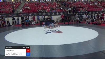 77 kg Rnd Of 32 - Chase Bisel, Backyard Bullies Wrestling Club vs Aydin Rix McElhinney, Northern Colorado Wrestling Club