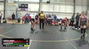 120 lbs Round 2 (6 Team) - Carson Weber, American Gladiators vs Mason Kelsh, Death Squad
