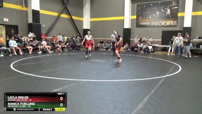 155 lbs Round 2 (4 Team) - Layla Risler, Badger Girls Elite vs Danica Fuelling, Minnesota Storm