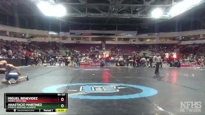 5A 127 lbs Cons. Round 2 - Miguel Benevidez, Piedra Vista High vs Anastacio Martinez, Atrisco Heritage Academy