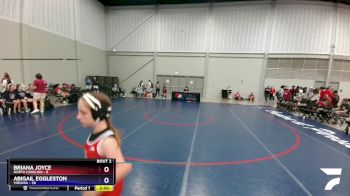 92 lbs Round 2 (6 Team) - Brynlee Mooney, Texas Red vs Aubrey Reynolds, Arkansas