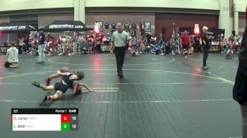 53 lbs Round 3 (6 Team) - Charlie Leroy, Armory Athletics vs Luke Blair, Panhandle All-Stars