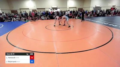 80 kg Cons 32 #1 - Luke Hancock, Kansas vs Junior Bojorquez, South High School Wrestling