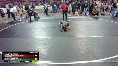 67 lbs Quarterfinal - Landyn Stills, Gold Rush Wrestling Academy Northwest vs Hunter Grebe, Bear Cave Wrestling Club