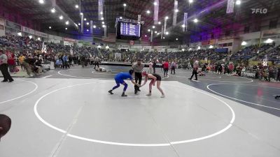 123 lbs Quarterfinal - Viktoria Odud, Gunnison Middle School vs Audali Martinez, Las Animas Junior High