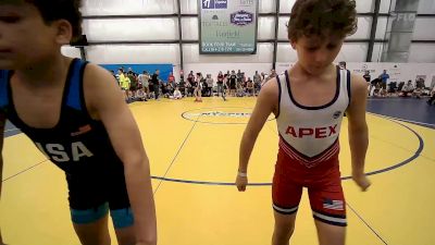 76 lbs Rr Rnd 2 - LOGAN LOGGIE BEAR BAILEY, Team Tugman vs Shiloh Joyce, Mat Assassins