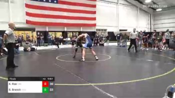 160 lbs Final - Kriecg Roe, Guerrila Wrestling Academy vs Shaw Branch, Level Up MS