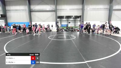 26 kg Semifinal - Kaylie O'Steen, Jersey United Purple vs Frankee Wiley, Jersey United Pink