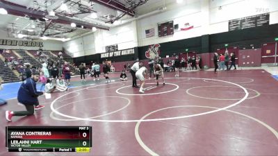 105 lbs Round 4 - Leilahni Hart, Victor Valley vs Ayana Contreras, Ramona