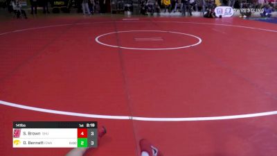 141 lbs Rr Rnd 1 - Seth Brown, Sacred Heart vs Drew Bennett, Iowa