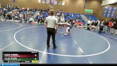 175 lbs 1st Place Match - Kyler Olson, Champions Wrestling Club vs Lukas Turner, Uintah Jr High Wrestling