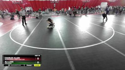 92 lbs Semifinal - Charles Allen, Oconomowoc Wrestling Club vs Eli Lunn, Wisconsin