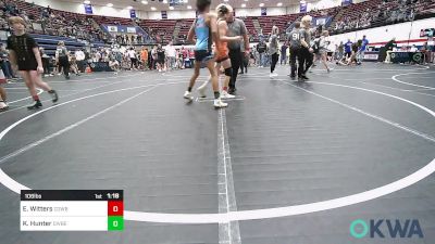 106 lbs Semifinal - Easton Witters, Cowboy Wrestling vs Kameron Hunter, Division Bell Wrestling