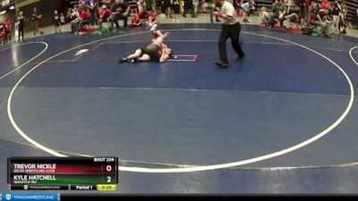 80 lbs Quarterfinal - Trevor Nickle, Delta Wrestling Club vs Kyle Hatchell, Wasatch WC