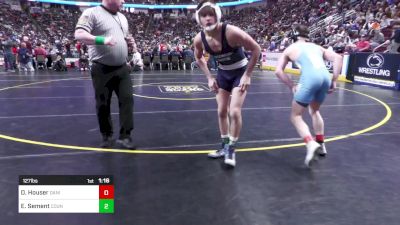 127 lbs Semifinal - Dean Houser, Daniel Boone vs Eren Sement, Council Rock No