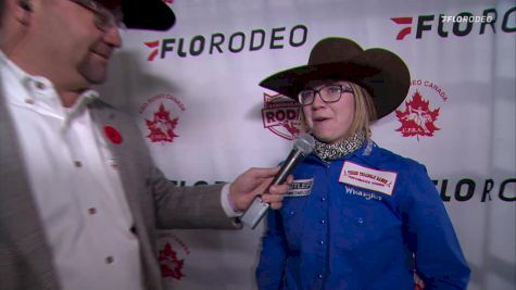 Interview: Kendall Pierson - Breakaway Roping Winner - Performance 4 - 2021 Canadian Finals Rodeo