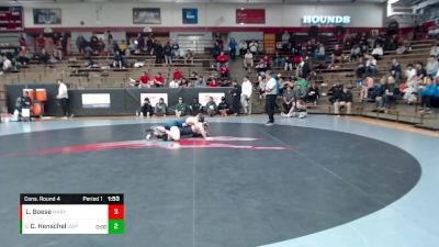 141 lbs Cons. Round 4 - Cayden Henschel, UW-Parkside vs Laken Boese, Mary