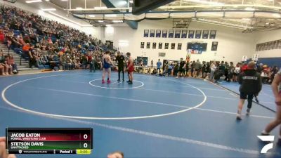 220 lbs Semifinal - Jacob Eaton, Powell Wrestling Club vs Stetson Davis, Unattached